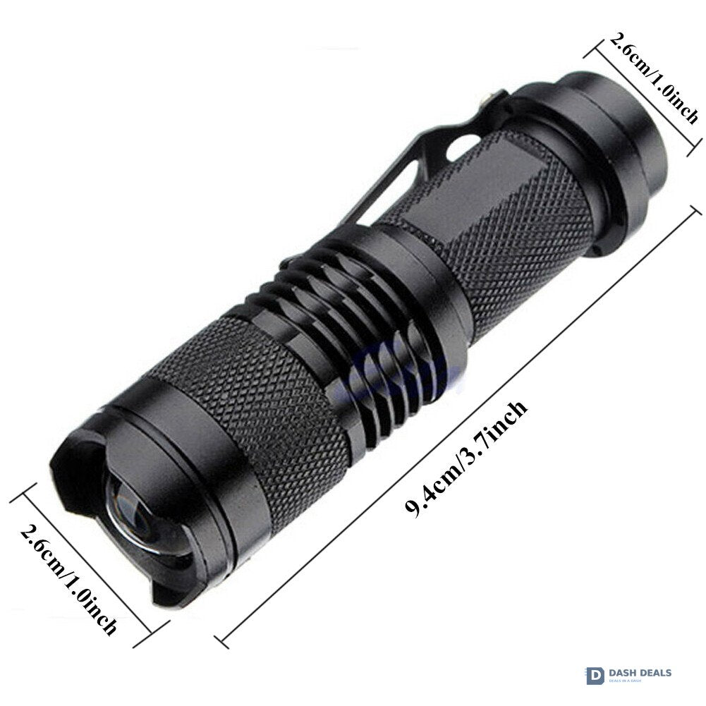 UV Blacklight Flashlight 395nm - Handheld LED UV Inspection Light for Pet Stains, Counterfeit Detection, Scorpion Hunting & Mineral Inspection