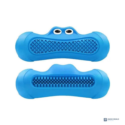 Indestructible Monster Squeaky Dog Chew Toy — Rubber, Non-Toxic for Aggressive Chewers