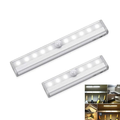 Bedside Atmosphere LED Night Light - Ambient Glow Lamp for Bedroom, Nursery & Reading Corner, AAA-Battery Powered Single or Double Pack
