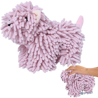 Cute Puppy-Shaped Kitchen Towel — Absorbent Hand Towel with Hanging Loop, Home Decor
