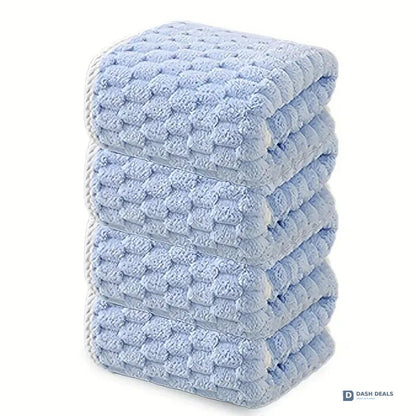 Waffle Ultra-Soft Bath Towel — Super Absorbent Quick-Dry Spa Fitness Travel Towel