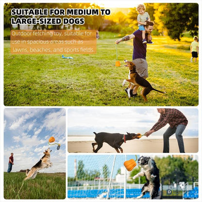 Heavy-Duty Dog Rope Fetch & Tug-of-War Toy — Aggressive Chewers, Indoor & Outdoor