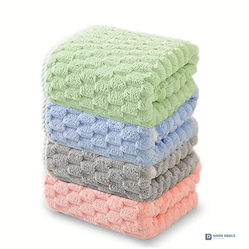 Waffle Ultra-Soft Bath Towel — Super Absorbent Quick-Dry Spa Fitness Travel Towel