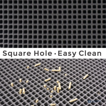 Honeycomb Cat Litter Mat — Double-Layer Trapping Pad, Waterproof Non-Slip, Washable
