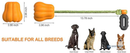 Heavy-Duty Dog Rope Fetch & Tug-of-War Toy — Aggressive Chewers, Indoor & Outdoor