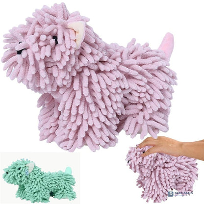 Cute Puppy-Shaped Kitchen Towel — Absorbent Hand Towel with Hanging Loop, Home Decor