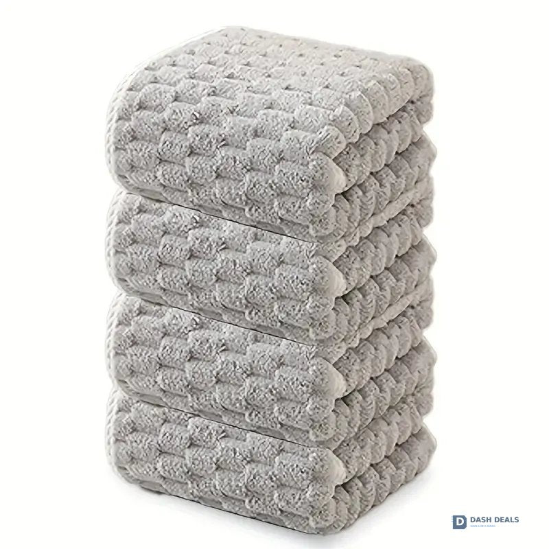 Waffle Ultra-Soft Bath Towel — Super Absorbent Quick-Dry Spa Fitness Travel Towel