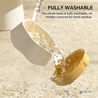 2-in-1 Cat Slow Feeder Bowl — Switchable Fast & Slow Feed, Large Plastic for Wet & Dry Food