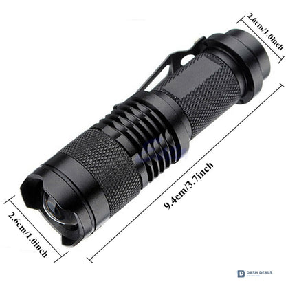 UV Blacklight Flashlight 395nm - Handheld LED UV Inspection Light for Pet Stains, Counterfeit Detection, Scorpion Hunting & Mineral Inspection