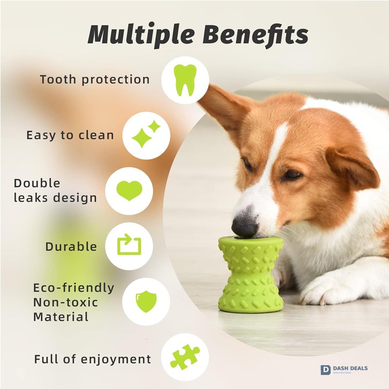 Natural Rubber Dog Chew Toys for Aggressive Chewers — Tug-of-War Rope Toy for Medium & Large Dogs