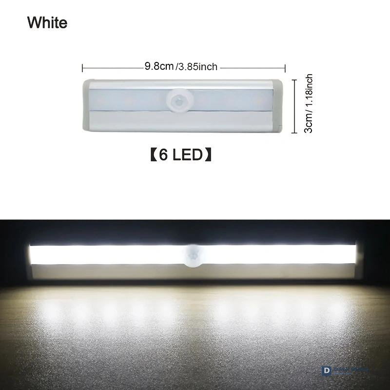 Bedside Atmosphere LED Night Light - Ambient Glow Lamp for Bedroom, Nursery & Reading Corner, AAA-Battery Powered Single or Double Pack