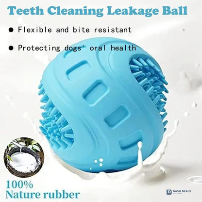 Interactive Dog Treat Dispensing Ball — Chewing Toy for Small & Medium Dogs