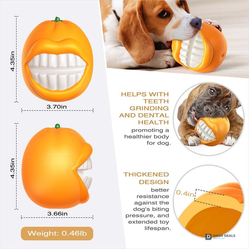 Tough Squeaky Ball Dog Toy for Aggressive Chewers — Training, Fetch, Indestructible
