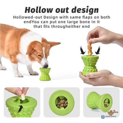 Natural Rubber Dog Chew Toys for Aggressive Chewers — Tug-of-War Rope Toy for Medium & Large Dogs