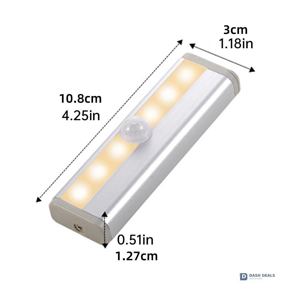 Bedside Atmosphere LED Night Light - Ambient Glow Lamp for Bedroom, Nursery & Reading Corner, AAA-Battery Powered Single or Double Pack