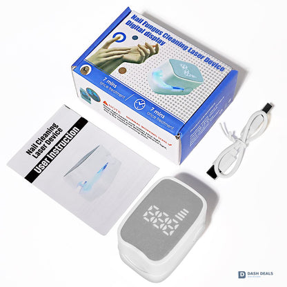 Nail Fungus Treatment LED Light - Foldable Home-Use Nail Care Device for Discolored & Thickened Toenails and Fingernails, Travel-Friendly Onychomycosis Light Therapy