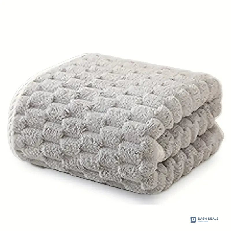 Waffle Ultra-Soft Bath Towel — Super Absorbent Quick-Dry Spa Fitness Travel Towel