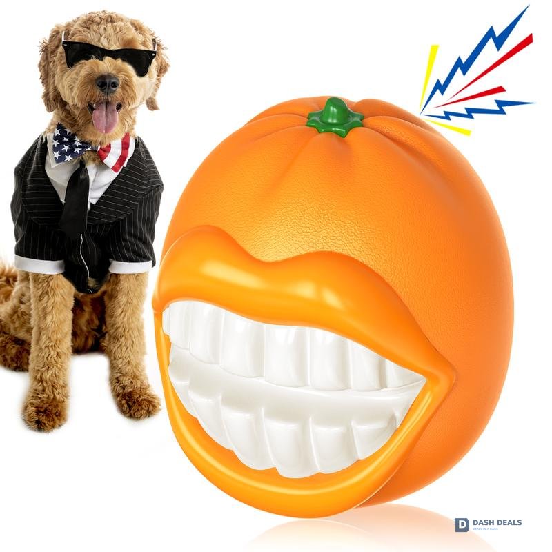 Tough Squeaky Ball Dog Toy for Aggressive Chewers — Training, Fetch, Indestructible