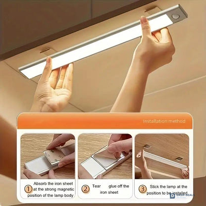 Bedside Atmosphere LED Night Light - Ambient Glow Lamp for Bedroom, Nursery & Reading Corner, AAA-Battery Powered Single or Double Pack