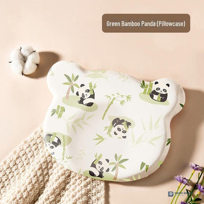 Newborn Baby Pillow 0-6 Months — Silicone Comfort Shaped Pillow for Infant Head Support