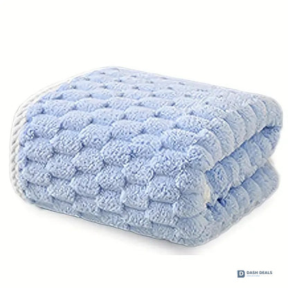 Waffle Ultra-Soft Bath Towel — Super Absorbent Quick-Dry Spa Fitness Travel Towel
