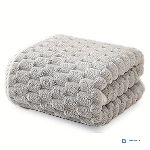 Waffle Ultra-Soft Bath Towel — Super Absorbent Quick-Dry Spa Fitness Travel Towel