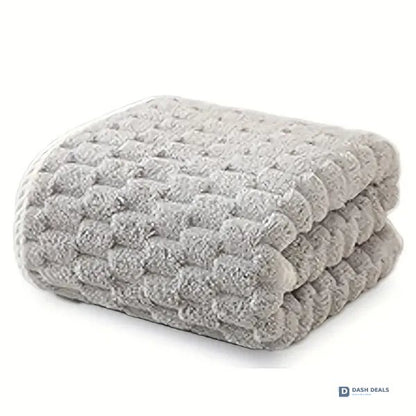 Waffle Ultra-Soft Bath Towel — Super Absorbent Quick-Dry Spa Fitness Travel Towel