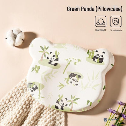 Newborn Baby Pillow 0-6 Months — Silicone Comfort Shaped Pillow for Infant Head Support