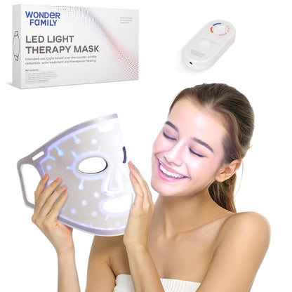 Red Light Therapy Mask for Face - LED Red Light Face Mask Skincare Device